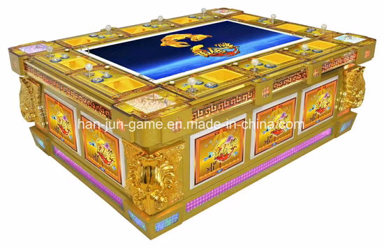 Machine électrique de jeu de pêche d'arcade de tir de poisson à monnayeur